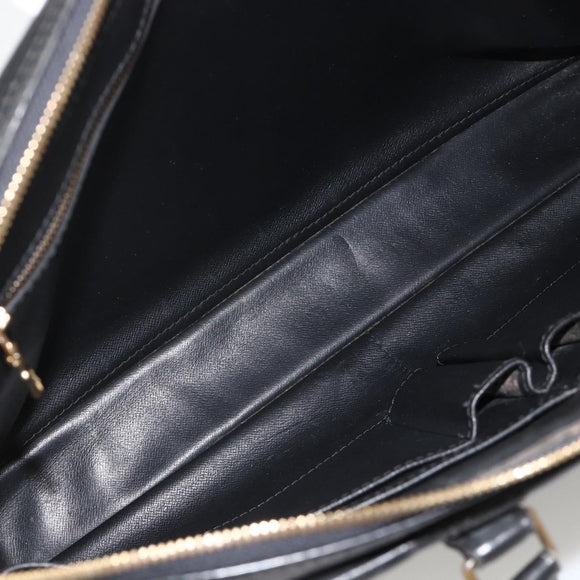 LOUIS VUITTON Epi Porte Documents Voyage Business Bag Black M40321 Auth ARZ858