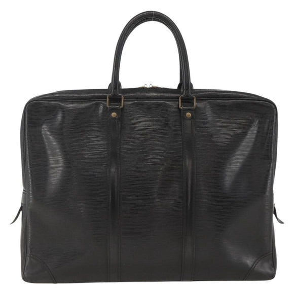 LOUIS VUITTON Epi Porte Documents Voyage Business Bag Black M40321 Auth ARZ858