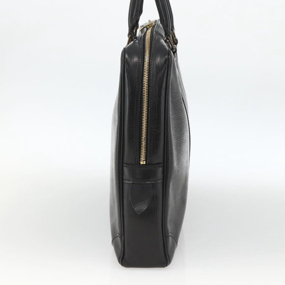 LOUIS VUITTON Epi Porte Documents Voyage Business Bag Black M40321 Auth ARZ858