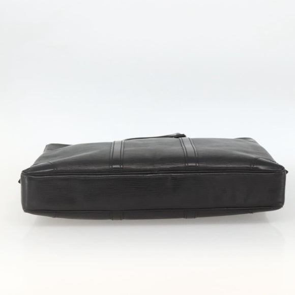 LOUIS VUITTON Epi Porte Documents Voyage Business Bag Black M40321 Auth ARZ858