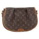 LOUIS VUITTON Monogram Menilmontant PM Shoulder Bag M40474 LV Auth ARZ861-13