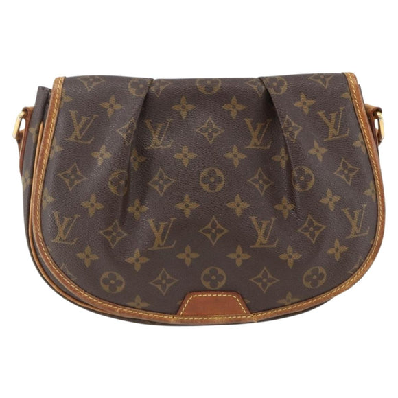 LOUIS VUITTON Monogram Menilmontant PM Shoulder Bag M40474 LV Auth ARZ861