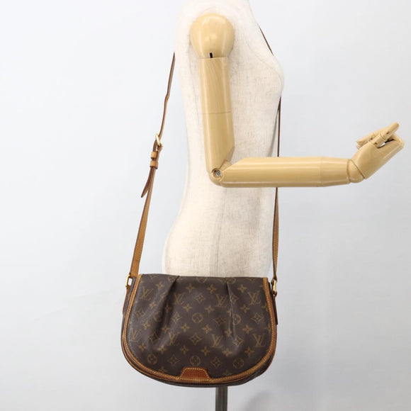 LOUIS VUITTON Monogram Menilmontant PM Shoulder Bag M40474 LV Auth ARZ861