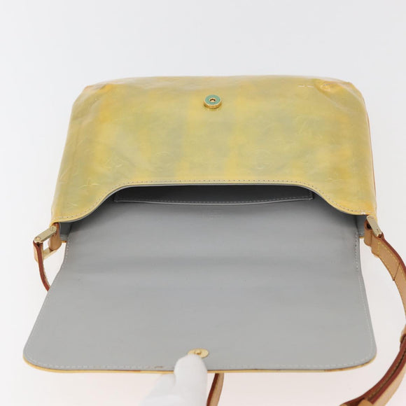 LOUIS VUITTON Monogram Vernis Thompson Street Bag Gris M91008 LV Auth ARZ865