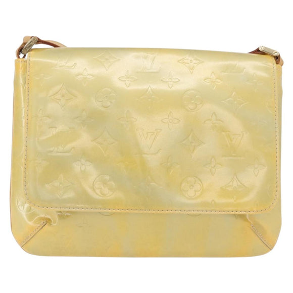 LOUIS VUITTON Monogram Vernis Thompson Street Bag Gris M91008 LV Auth ARZ865