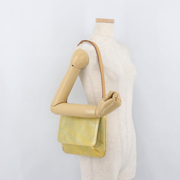 LOUIS VUITTON Monogram Vernis Thompson Street Bag Gris M91008 LV Auth ARZ865