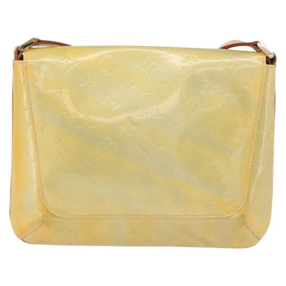 LOUIS VUITTON Monogram Vernis Thompson Street Bag Gris M91008 LV Auth ARZ865