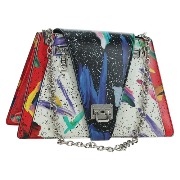 LOUIS VUITTON Trapeze Shoulder Bag Leather Multicolor M53791 LV Auth ARZ866SM