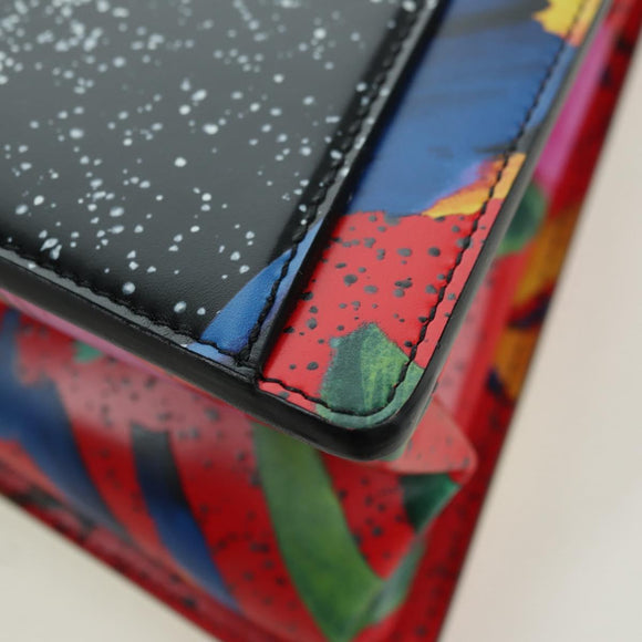 LOUIS VUITTON Trapeze Shoulder Bag Leather Multicolor M53791 LV Auth ARZ866SM