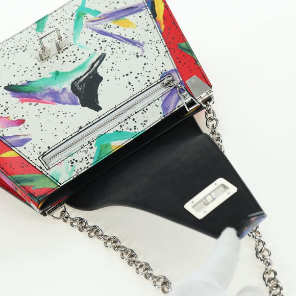 LOUIS VUITTON Trapeze Shoulder Bag Leather Multicolor M53791 LV Auth ARZ866SM