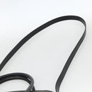 CELINE Macadam Canvas Hand Bag PVC Leather 2way Black Gold Auth ARZ869A-10