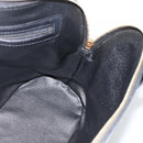 CELINE Macadam Canvas Hand Bag PVC Leather 2way Black Gold Auth ARZ869A-19