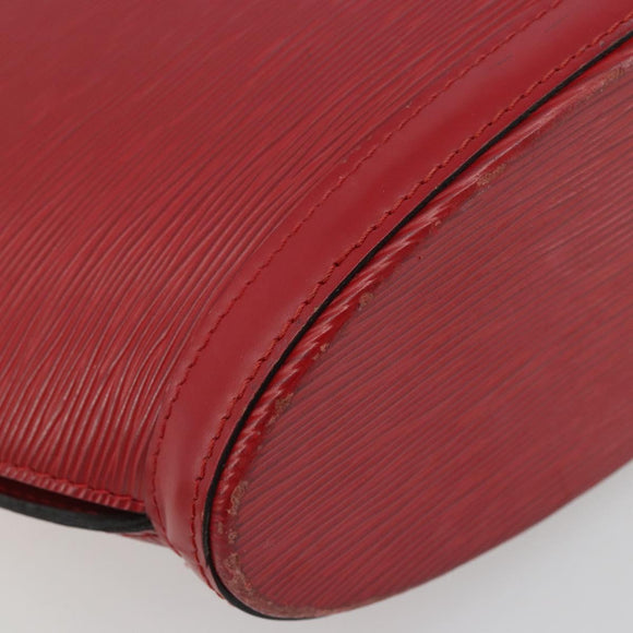 LOUIS VUITTON Epi Saint Jacques Poignees Long Hand Bag Red M52337 Auth ARZ870