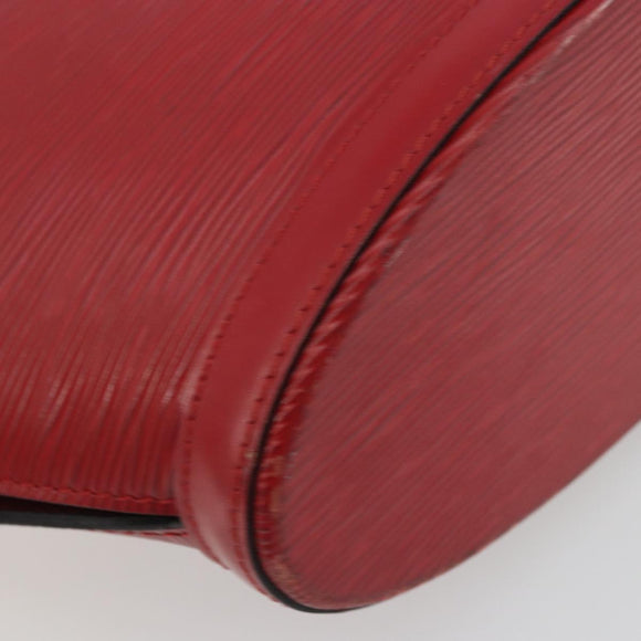 LOUIS VUITTON Epi Saint Jacques Poignees Long Hand Bag Red M52337 Auth ARZ870