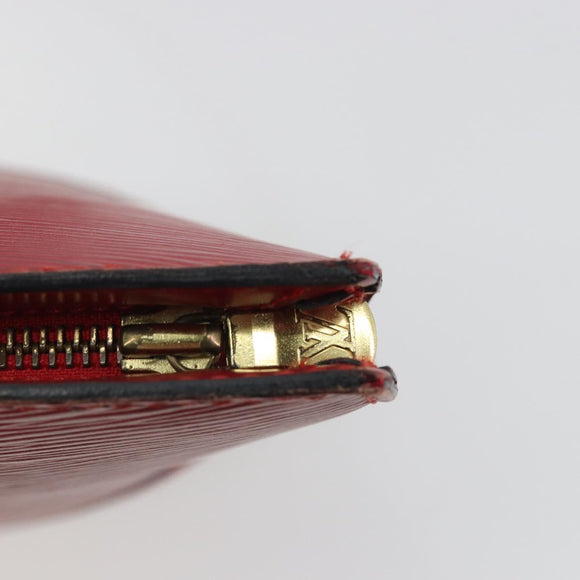 LOUIS VUITTON Epi Saint Jacques Poignees Long Hand Bag Red M52337 Auth ARZ870