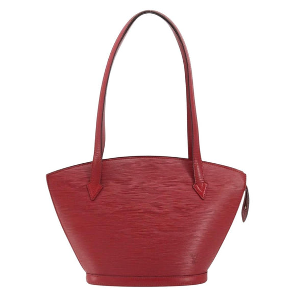 LOUIS VUITTON Epi Saint Jacques Poignees Long Hand Bag Red M52337 Auth ARZ870