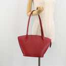 LOUIS VUITTON Epi Saint Jacques Poignees Long Hand Bag Red M52337 Auth ARZ870-21