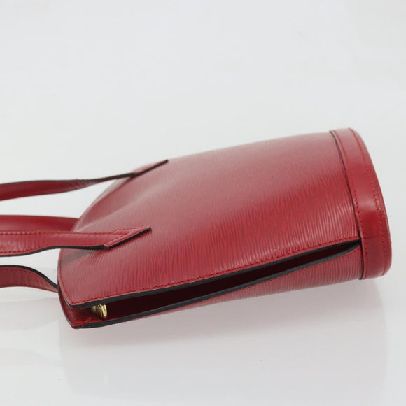 LOUIS VUITTON Epi Saint Jacques Poignees Long Hand Bag Red M52337 Auth ARZ870