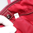 PRADA Tote Bag Nylon Pink Silver Auth ARZ877-12