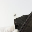 PRADA Hand Bag Nylon Brown Silver Auth ARZ881-12