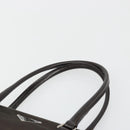 PRADA Hand Bag Nylon Brown Silver Auth ARZ881-8
