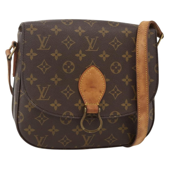 LOUIS VUITTON Monogram Saint Cloud GM Shoulder Bag M51242 LV Auth ARZ885