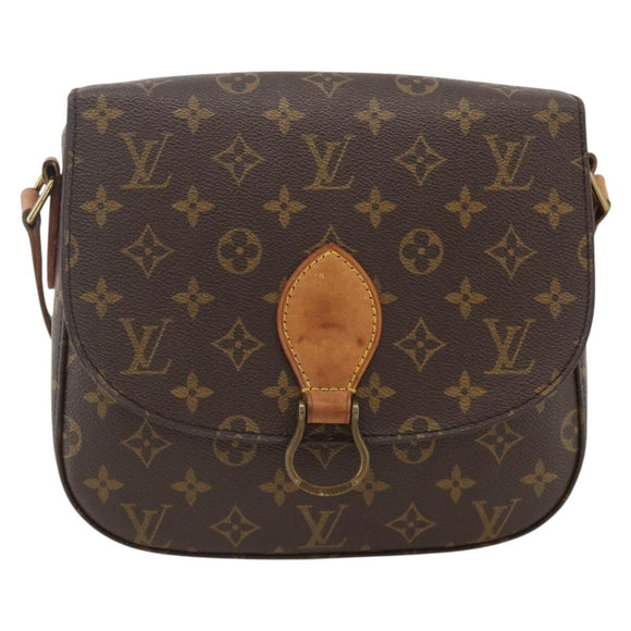 LOUIS VUITTON Monogram Saint Cloud GM Shoulder Bag M51242 LV Auth ARZ885
