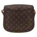 LOUIS VUITTON Monogram Saint Cloud GM Shoulder Bag M51242 LV Auth ARZ885-2
