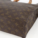 LOUIS VUITTON Monogram Sac Plat Hand Bag M51140 LV Auth ARZ886-9
