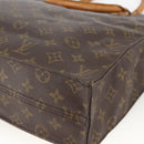 LOUIS VUITTON Monogram Sac Plat Hand Bag M51140 LV Auth ARZ886-15