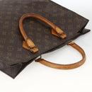 LOUIS VUITTON Monogram Sac Plat Hand Bag M51140 LV Auth ARZ886-6