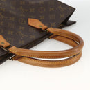 LOUIS VUITTON Monogram Sac Plat Hand Bag M51140 LV Auth ARZ886-7
