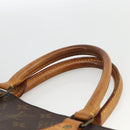 LOUIS VUITTON Monogram Sac Plat Hand Bag M51140 LV Auth ARZ886-8