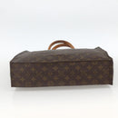 LOUIS VUITTON Monogram Sac Plat Hand Bag M51140 LV Auth ARZ886-5