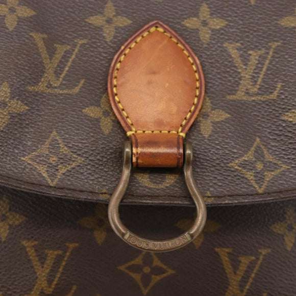 LOUIS VUITTON Monogram Saint Cloud MM Shoulder Bag M51243 LV Auth ARZ889