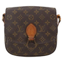 LOUIS VUITTON Monogram Saint Cloud MM Shoulder Bag M51243 LV Auth ARZ889-13