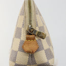 LOUIS VUITTON Damier Azur Pochette Cosmetic PM Pouch N60024 LV Auth ARZ890-8