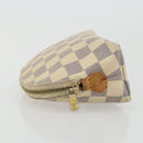 LOUIS VUITTON Damier Azur Pochette Cosmetic PM Pouch N60024 LV Auth ARZ890-4