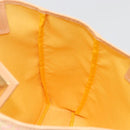 FENDI Zucchino Canvas Hand Bag Pink Gold Auth ARZ892A-17