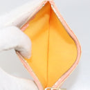 FENDI Zucchino Canvas Hand Bag Pink Gold Auth ARZ892A-22