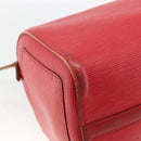 LOUIS VUITTON Epi Speedy 30 Hand Bag Castilian Red M43007 LV Auth ARZ895-13