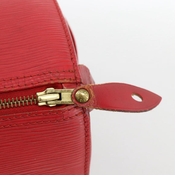 LOUIS VUITTON Epi Speedy 30 Hand Bag Castilian Red M43007 LV Auth ARZ895