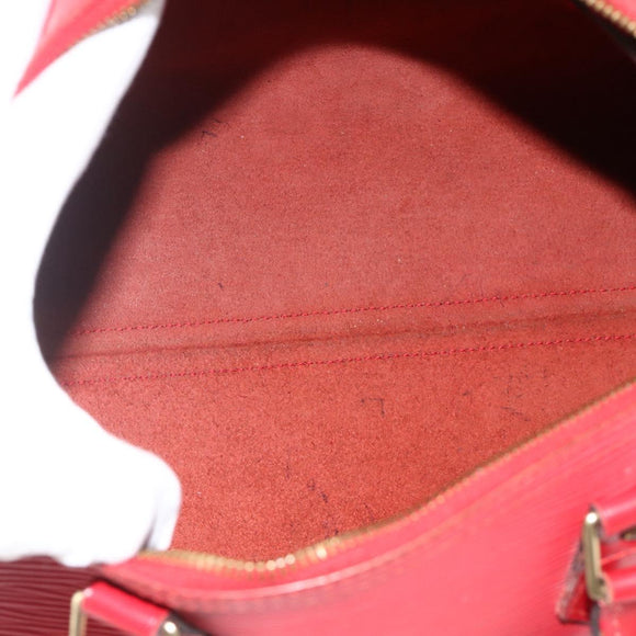 LOUIS VUITTON Epi Speedy 30 Hand Bag Castilian Red M43007 LV Auth ARZ895