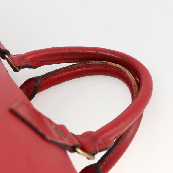 LOUIS VUITTON Epi Speedy 30 Hand Bag Castilian Red M43007 LV Auth ARZ895
