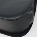 Salvatore Ferragamo Gancini Hand Bag Leather 2way Navy Gold Auth ARZ896-17
