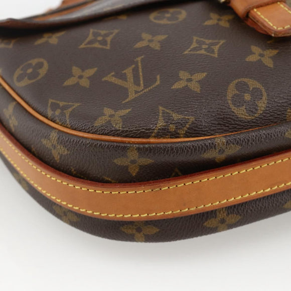LOUIS VUITTON Monogram Jeune Fille GM Shoulder Bag M51225 LV Auth ARZ900
