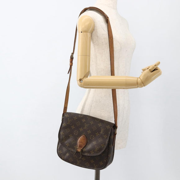 LOUIS VUITTON Monogram Saint Cloud GM Shoulder Bag M51242 LV Auth ARZ902