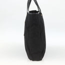 PRADA Hand Bag Nylon Black Gold Auth ARZ907-4