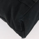 HERMES Trocha Horizontal Zonal MM Hand Bag Canvas Black Auth ARZ908-14