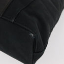 HERMES Trocha Horizontal Zonal MM Hand Bag Canvas Black Auth ARZ908-15
